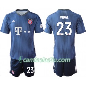 Camisolas de Futebol FC Bayern München VIDAL 23 Criança Equipamento 3ª 2018/19 Manga Curta 